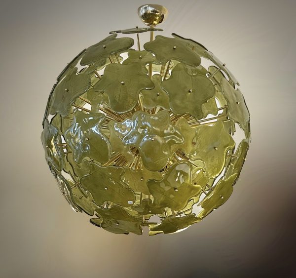 Venetian sputnik glass chandelier