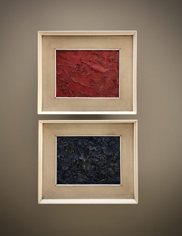 Pair of 1970s paintings by R.Marotta