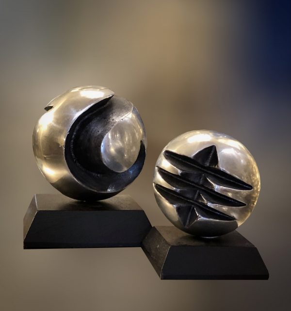 Pair of Italian midcentury sculptures