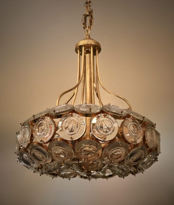 Italian chandelier by Oscar Torlasco