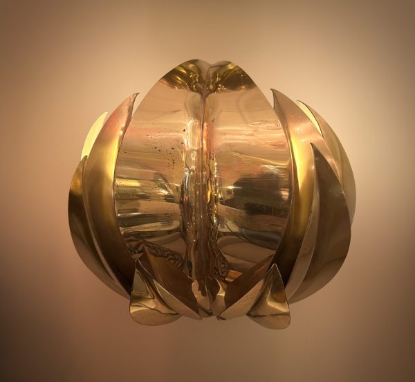 Pair of Italian brass sconces