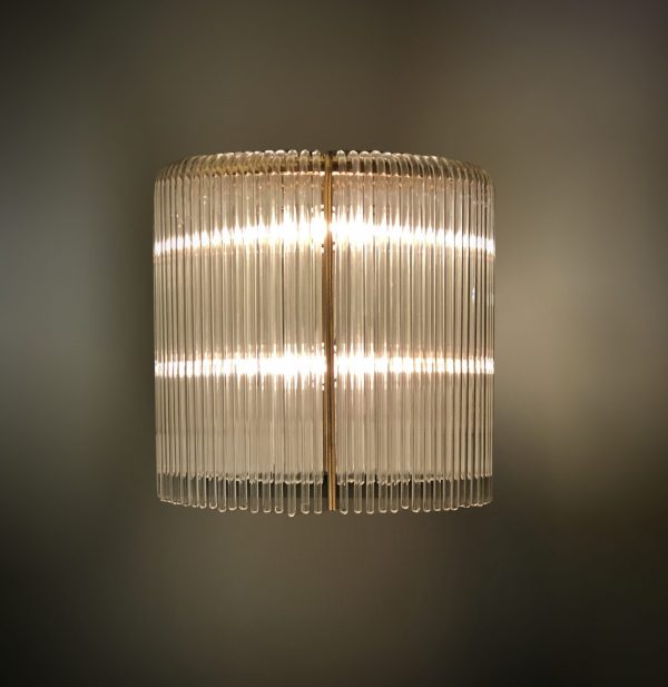 Pair of Italian glass wall lights by Poliarte