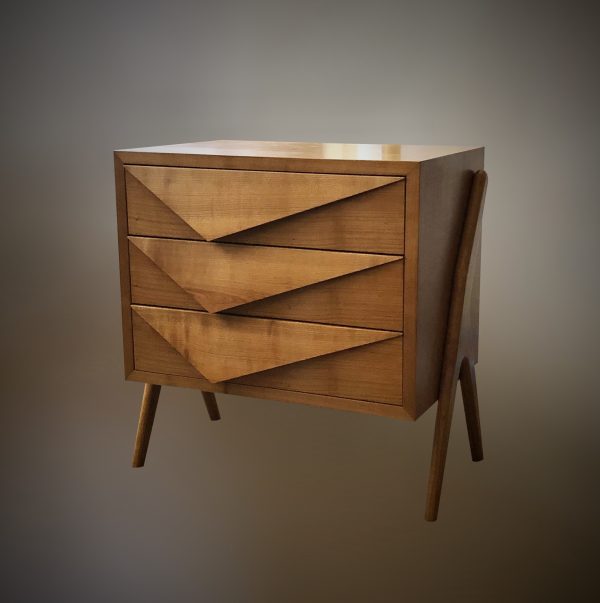 Pair of Italian wooden chests of drawers