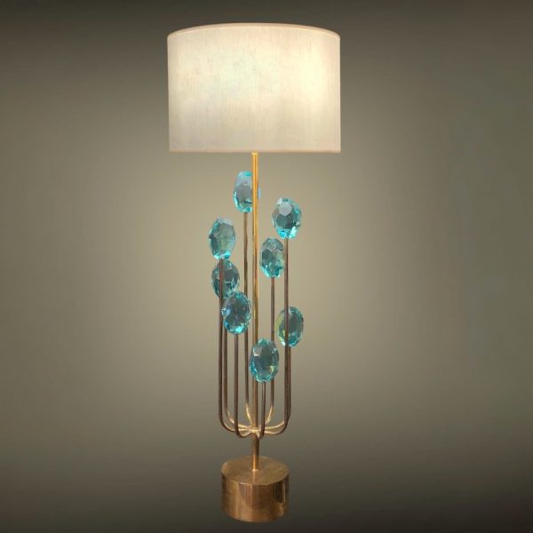 Pair of Italian table lamps by R.G.Rida, signed