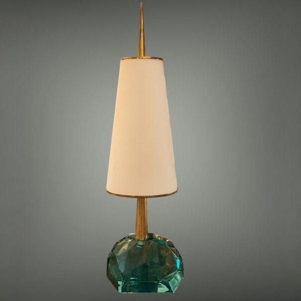 Pair of R.G.Rida glass table lamps