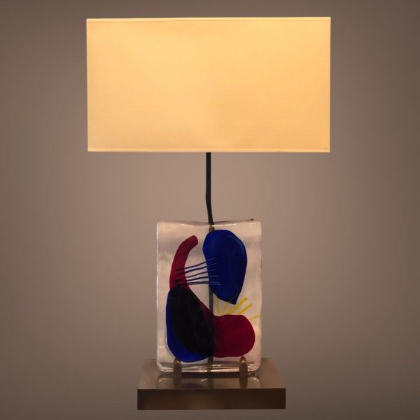 Pair of Venetian glass table lamps by Nason