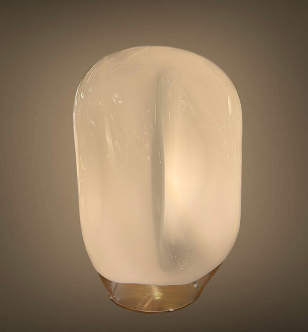 Venetian glass table lamp by Vistosi