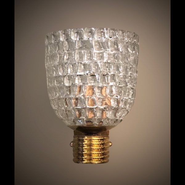 Pair of Venetian glass wall lights by Barovier & Toso