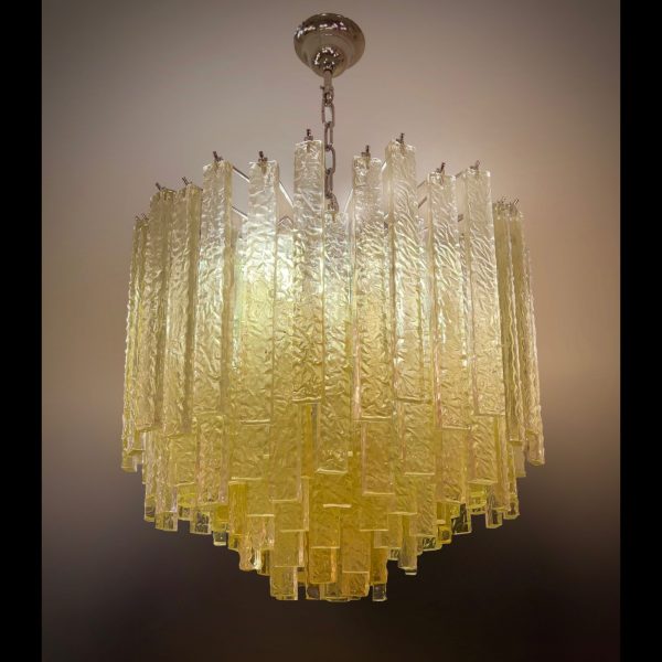 Venetian glass chandelier by Mazzega