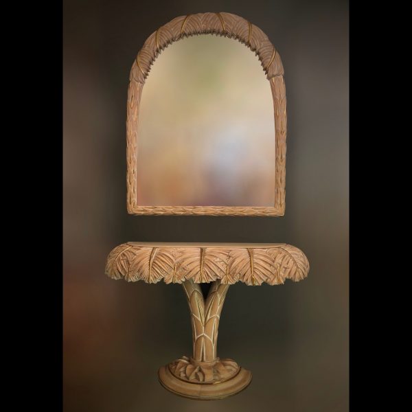 Italian console table with mirror