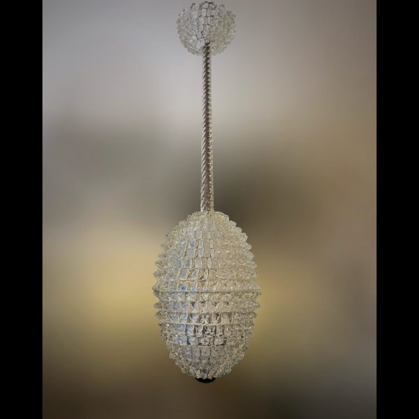 Venetian glass pendant light by Barovier