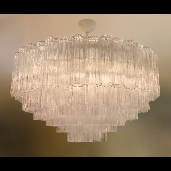 Venetian "Tronchi" glass chandelier