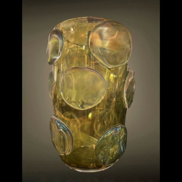 Decorative Venetian glass vase