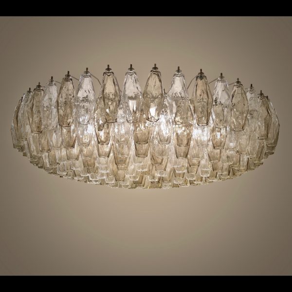Venetian "Poliedri " glass chandelier