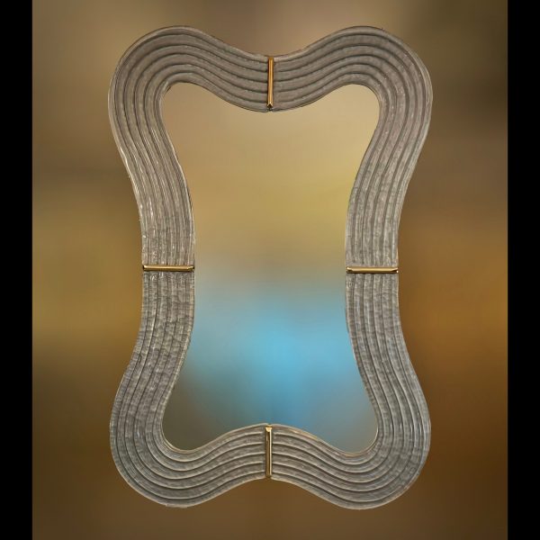 Venetian glass framed mirror