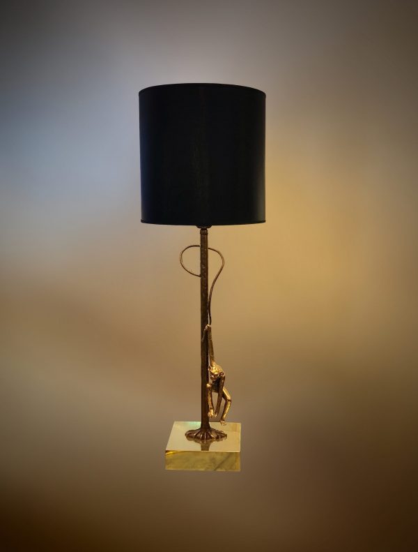 Pair of Italian "Monkeys" table lamps by Banci