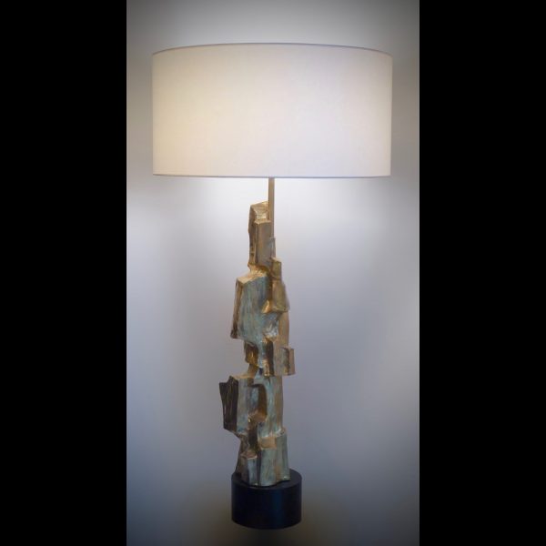 Pair of sculptural lamps by R.Barr & H.Weiss for Laurel